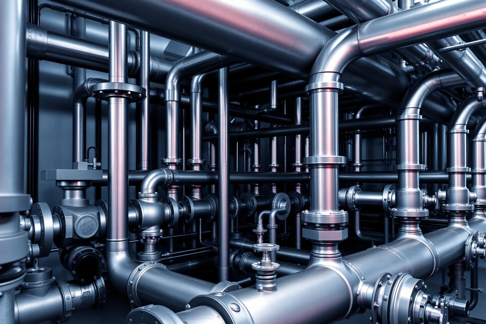 Industrial oil & gas piping and valves